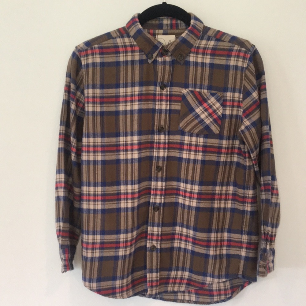 3for$25 Peek Plaid Flannel Button Down - 12/14